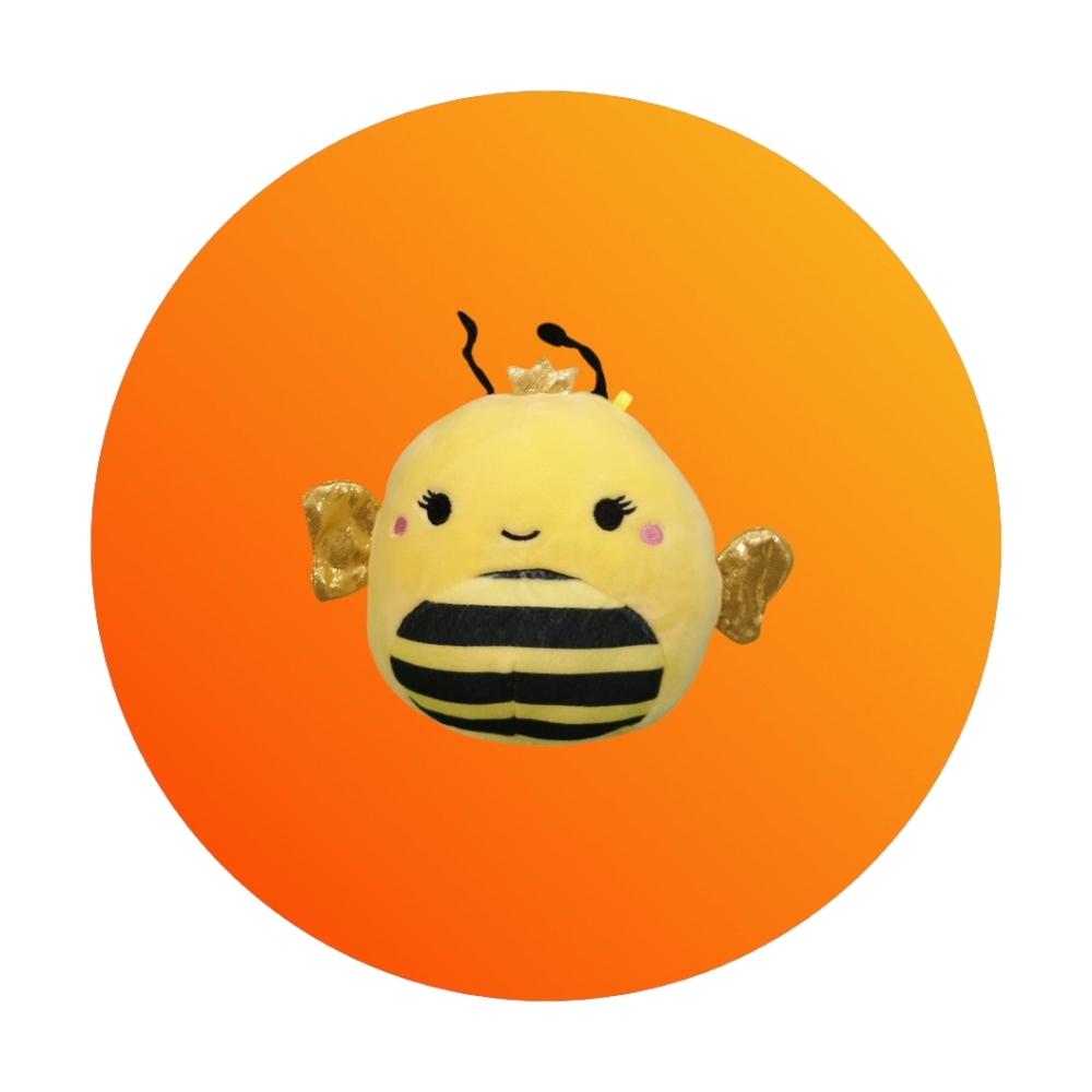 Squishmallow 8" Sunny Queen Bee 🐝 EXCLUSIVE Gold Wings Crown Plush Fairy Core